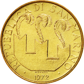 San Marino Coins 20 Lire