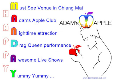 Happy Monday Chiang Mai Adams Apple Club LGBTQ Venue