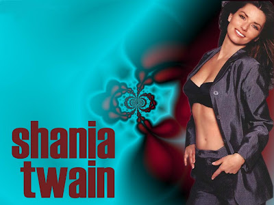 Shania Twain Hot Celebrity Pop Singer Wallpaper