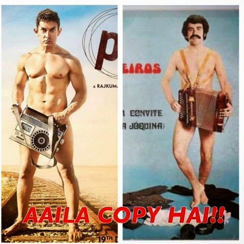 Top 10 Aamir Khan funny meme went viral from Movie PK (Peekay 2014) !!!  Whatsapp bollywood funny pic !!! Here how its started !!