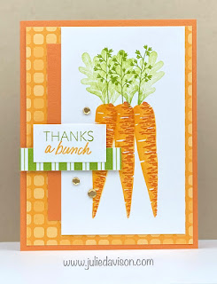 Sale-a-Bration Favorite: 8 Stampin' Up! Thanks a Bunch Card Ideas ~ www.juliedavison.com #stampinup #saleabration