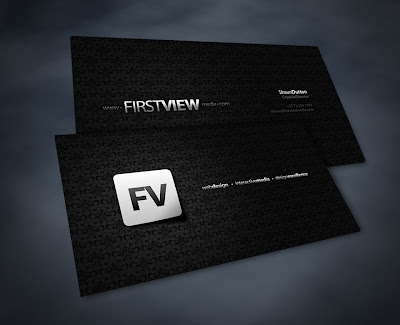 awesome Black White Business Cards