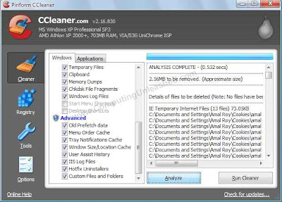 Speed Up your PC to Maximum using CCleaner