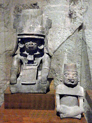 ancient faces from Museo de las Culturas de Oaxaca