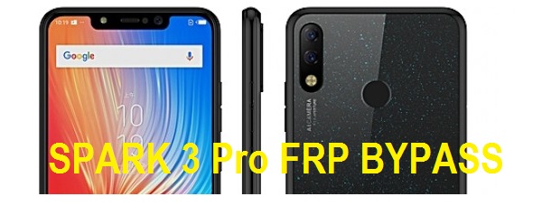 Tecno Spark 3 Pro KB8 Gooogle FRP bypass 