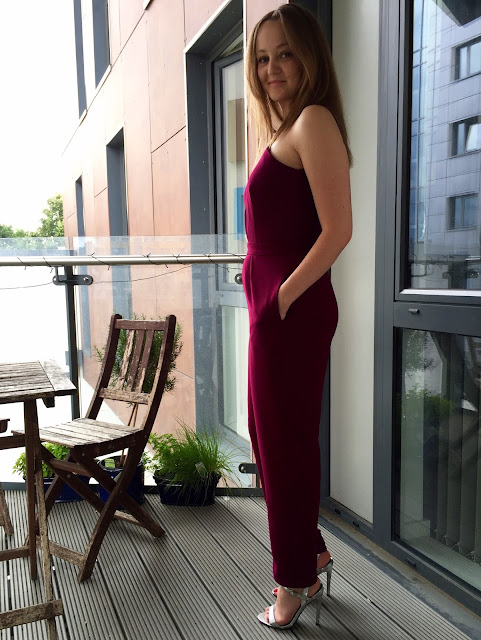 Diary of a Chain Stitcher: Berry Triple Crepe Named Ailakki Jumpsuit