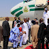 Photos Of President Buhari In Maiduguri For COAS Conference