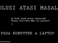 Solusi A Disk Read Error Occurred Pada Windows