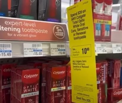 Almost FREE Colgate Toothpaste at CVS