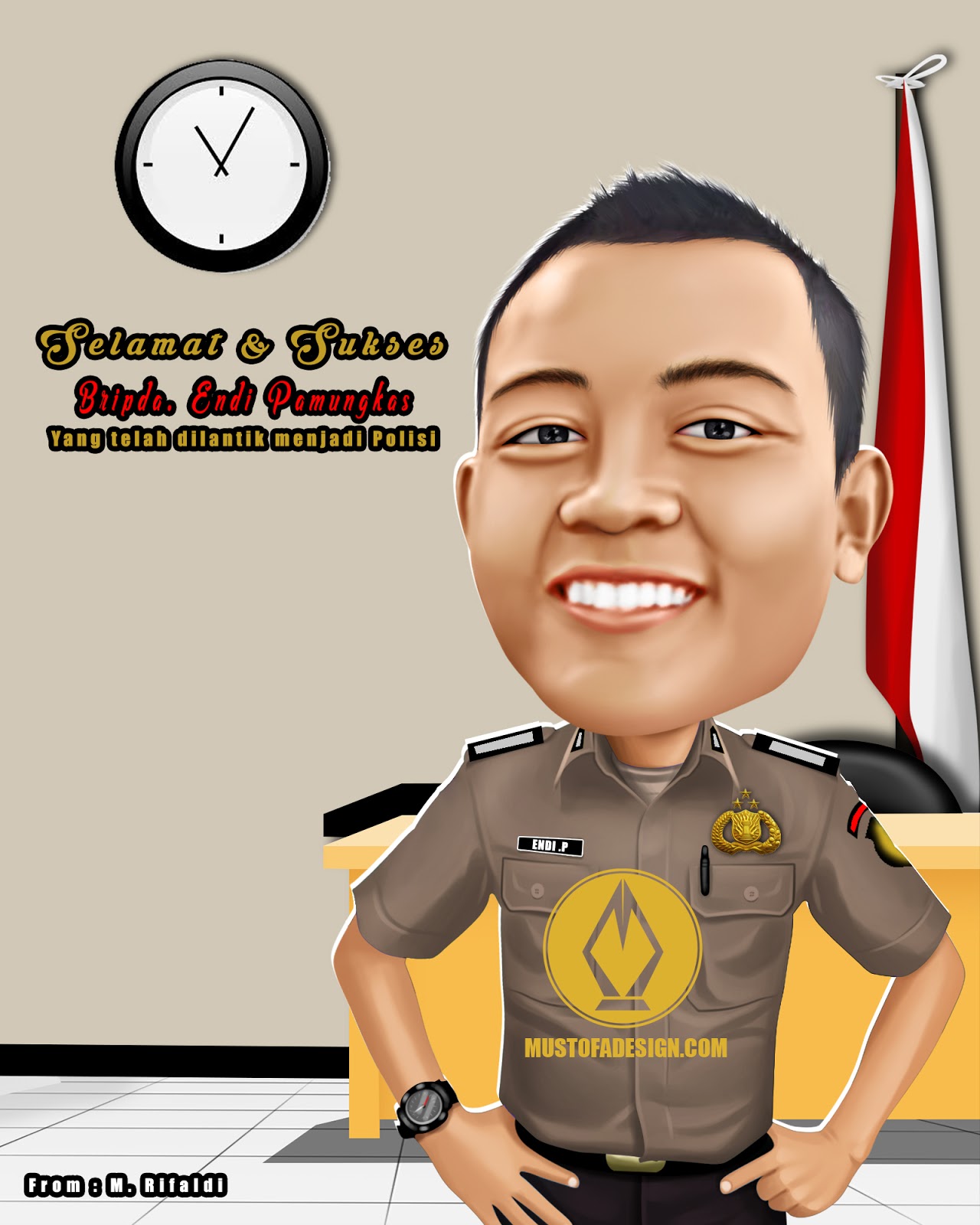 Gambar Kartun Profesi Polisi Lalulintas Gambar Karikatur Di