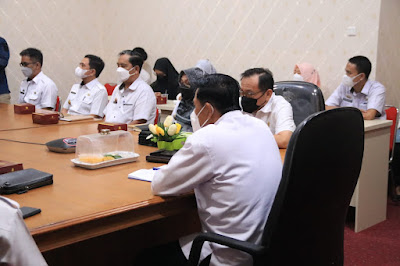 Pemprov Lampung Ikuti  Rapat Penyampaian Hasil Evaluasi Laporan Penerapan SPM Tahun 2021