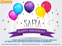 safia name birthday [balloons] for 2021 hbd celebration