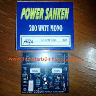 HOBI OPREK ELEKTRONIKA: Modif / Oprek Power Amplifier 200 watt