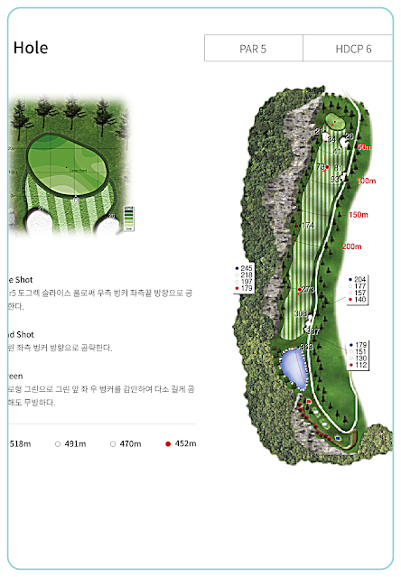 밀양 리더스cc 힐 코스 8번 홀