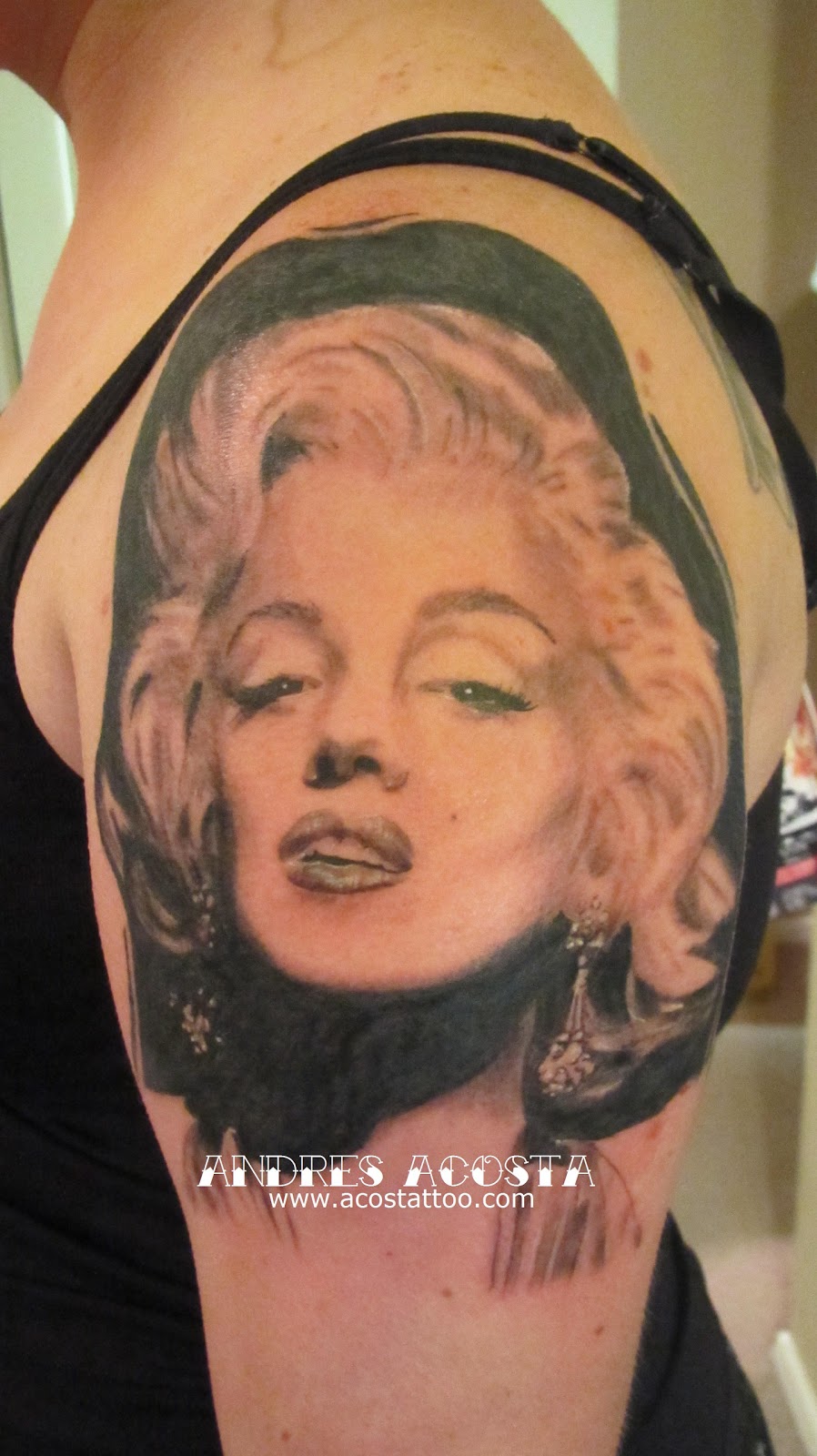 Marilyn Monroe Tattoo Portrait