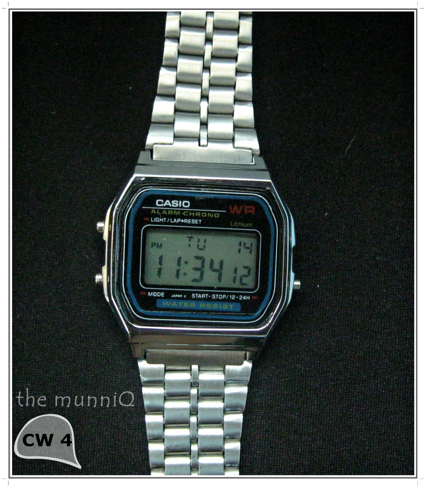 Casio Vintage Silver Watch (RM36 include postage)