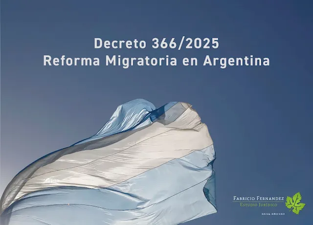 Bandera Argentina. Reforma Migratoria