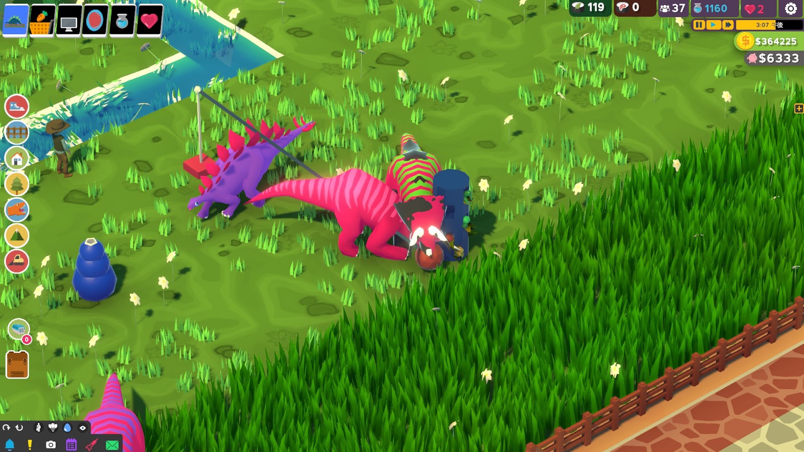 恐竜パーク運営ゲームのparkasaurusが イロソフトのゲームを彷彿とさせてイイ感じだったので記録を残しておく Orz Game 恐竜パーク運営ゲームのparkasaurusが イロソフトのゲームを彷彿とさせてイイ感じだったので記録を残しておく Orz Game
