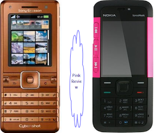 Sony Ericsson K770i Pink Vs Nokia 5310 Xpress Music Pink