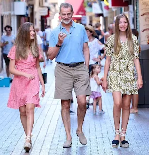 Princess Leonor summer break in Palma de Mallorca