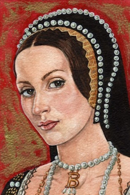 anne boleyn painting portrait mark satchwill