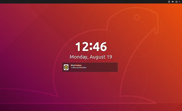 Ubuntu 18.04 Lock Screen