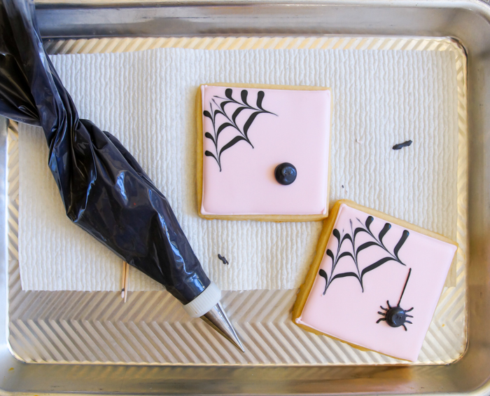 Easy Peasy PINK Halloween Decorated Cookie Set