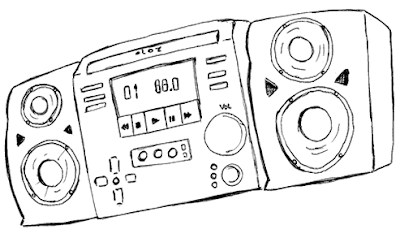 Desenhos de Radio para colorir