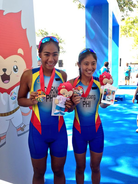 Triathlete Claire Adorna wins first gold for PH at SEA Games 2015