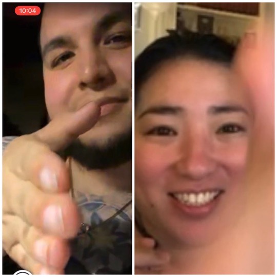 Miss Kai and Quentin Flores's virtual handshake