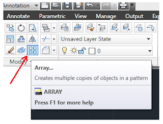 20 Hari belajar Autocad 2D hari #11 - Perintah array 