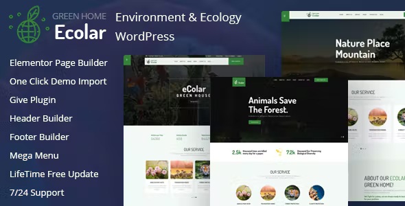Best Environment & Ecology WordPress Theme