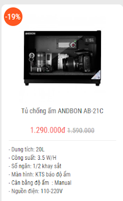 Tủ chống ẩm Andbon