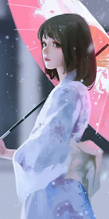 Cute Anime Girl Background Wallpapers - Hd Anime Girl Wallpapers For Android, Iphone,etc.