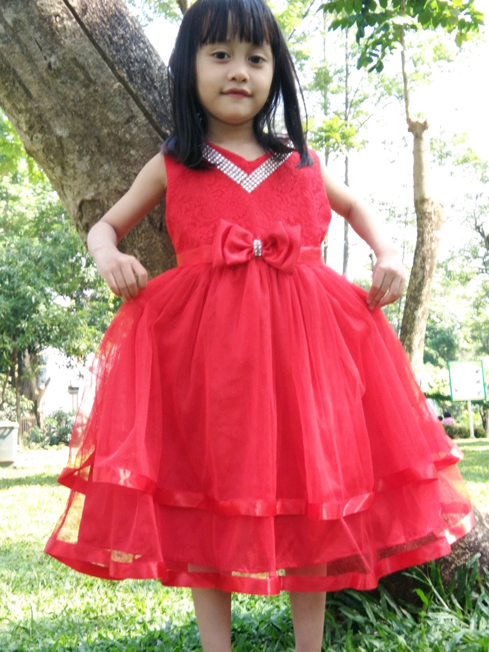  Model  Baju  Gaun Pesta  Anak  Bahan Brokat Updatemodelbaju