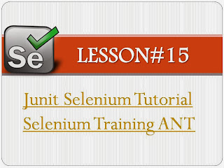 http://seleniumvideotutorial.blogspot.in/2014/01/junit-selenium-tutorial-selenium.html