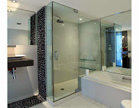 Stunning Frameless Shower Bathroom Giving an elegant Bathroom Design