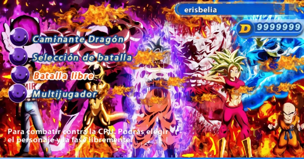 OFICIAL DRAGON BALL TENKAICHI TAG TEAM MOD COM MENU