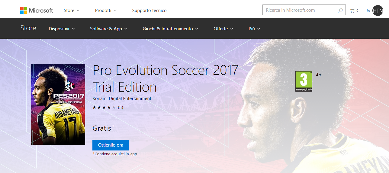 PES 2017 Edizione gratuita disponibile per PC, Xbox One, PS4 e PS3 | Video e Download HTNovo