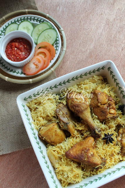 Southern Yellow Chicken Rice aka Nasi Ayam Goreng Sedap 