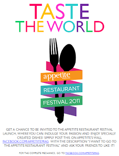 Taste The World In Appetite Restaurant Festival 2011