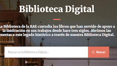 Ya está disponible la Biblioteca Digital de la Real Academia Española