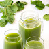 Detox Green Juice With Parsley, Spinach, Cucumber, Celery, Bell Pepper And Carrots