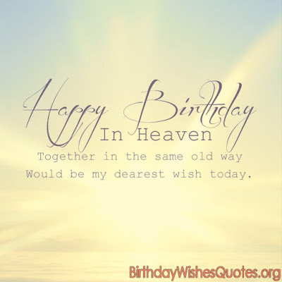 Happy Birthday In Heaven Wishes And Messages Wishesmsg