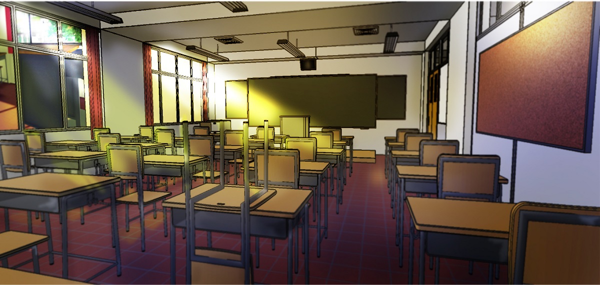 Cara membuat background  anime dengan sketchup dan 