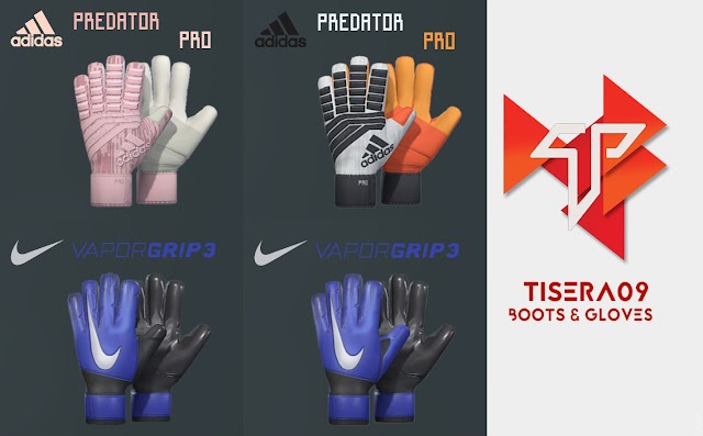PES 2019 Goalkeeper Gloves Patch Package By Tisera09