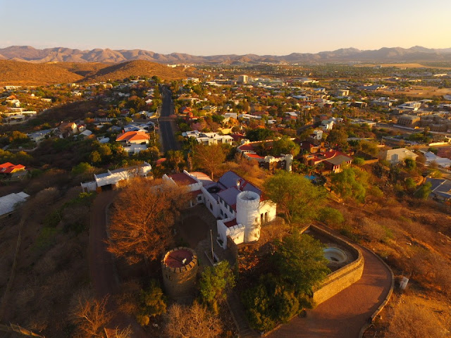 Namibia, Windhoek: Luxury Hill with Schwerinsburg Castle