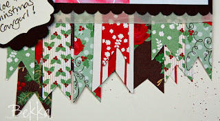 Christmas Cowgirl Scrapbook Page with Holly Berry Specialty Papers