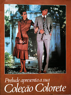 Encarte moda na revista Manchete de 1978 - Prelude
