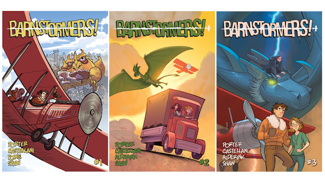 Barnstormers Graphic Novel Covers